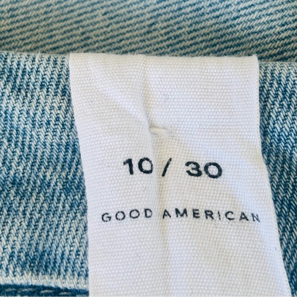 NWT Good American distressed bootcut size 10/30 - Picture 6 of 7